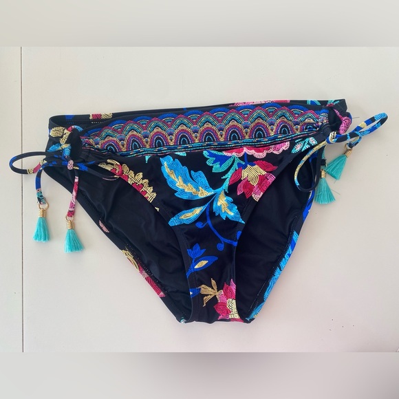 NWT LA BLANCA Midnight Magic Bikini Bottoms - Picture 5 of 9